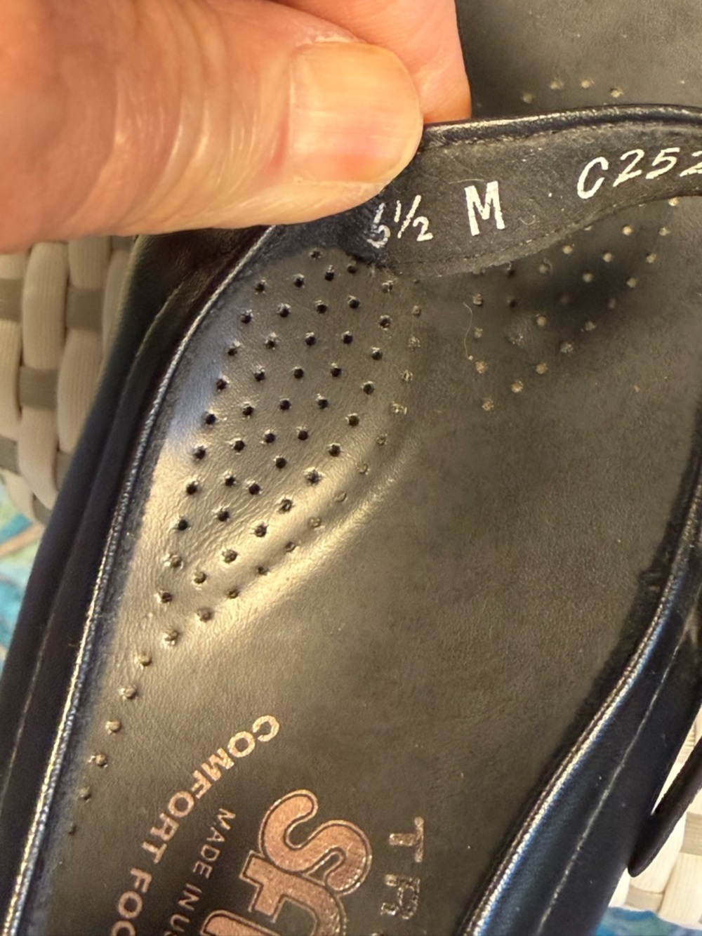 NWOB SAS Maria Comfort Black Leather Mary Jane Shoes Size 6 - Picture 14 of 14